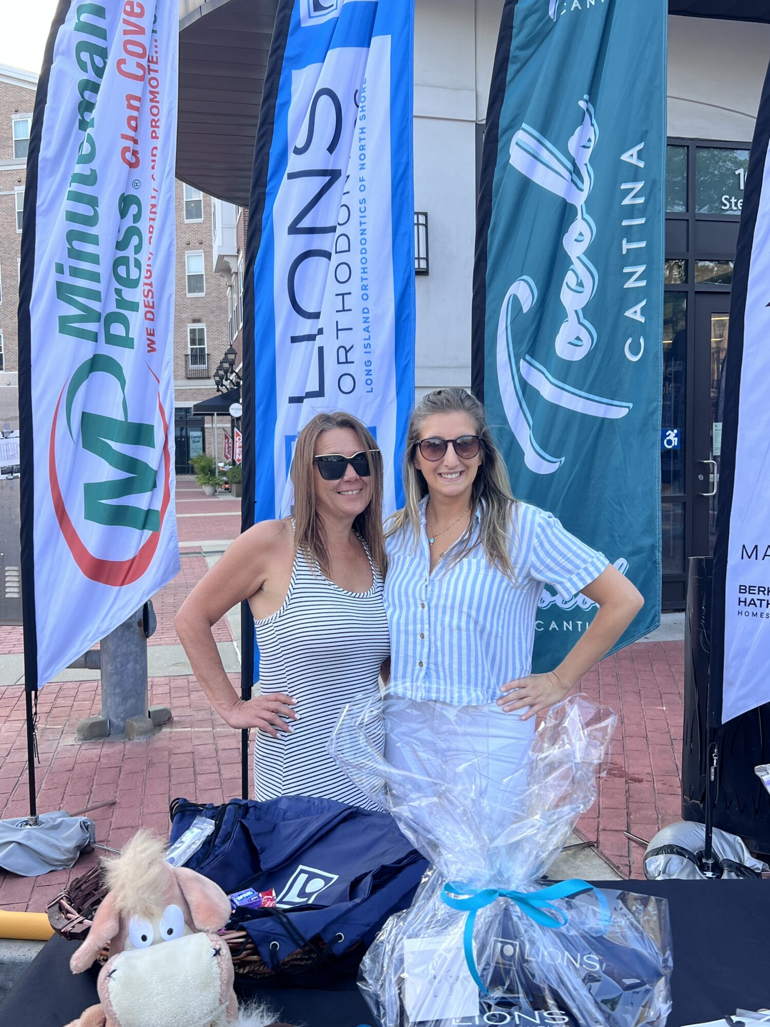 Staff members at Glen Cove's Downtown Sounds